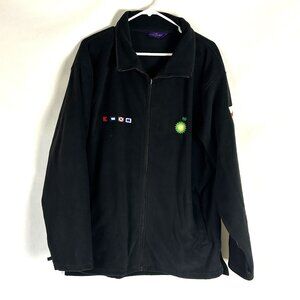 HenBury H850 Fleece Full Zip Jacket Xl Men's BP Logo